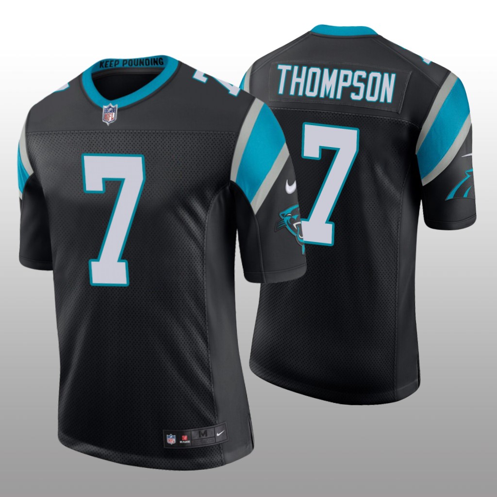 Carolina Panthers Shaq Thompson Black Jersey Vapor Limited - Men's