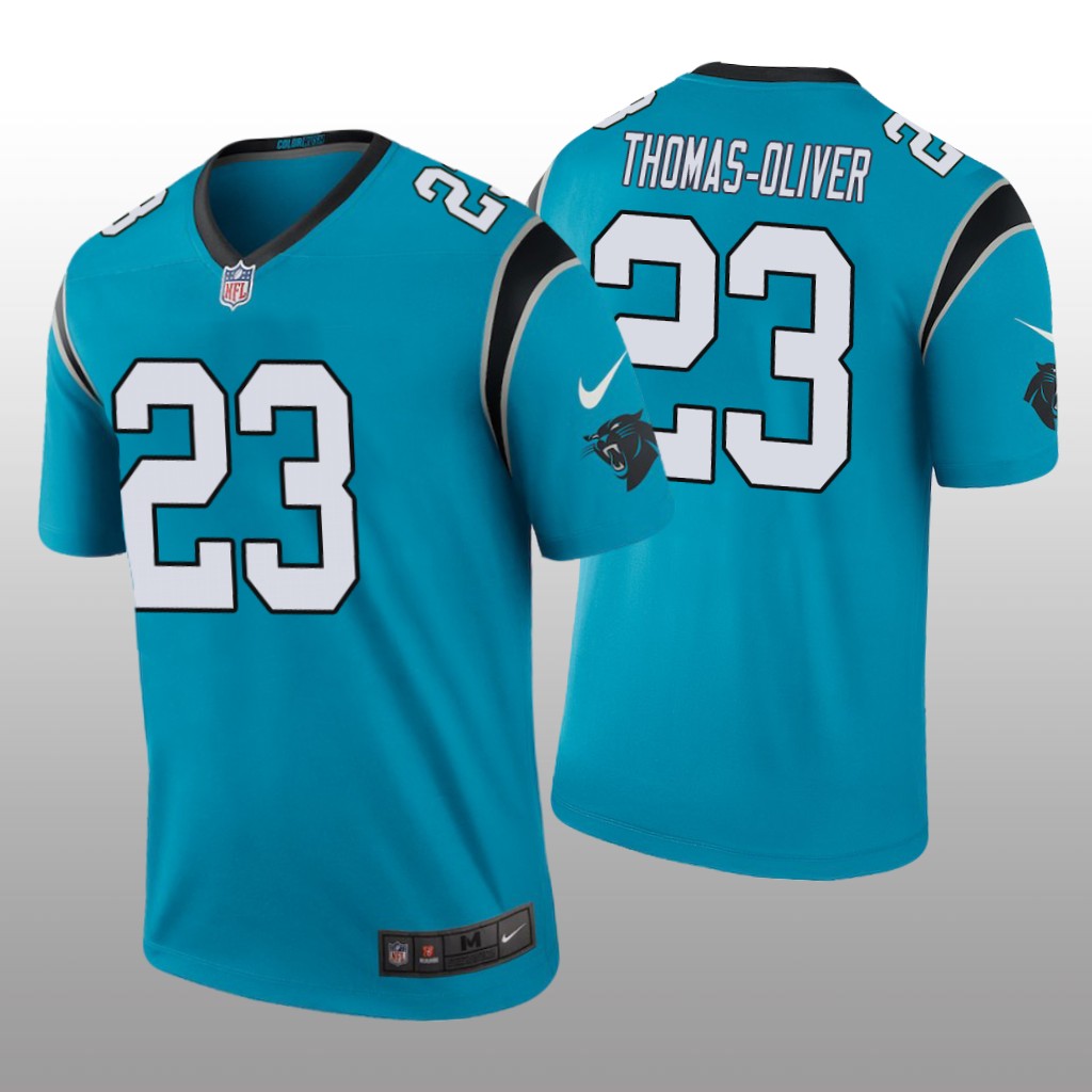 Carolina Panthers Stantley Thomas-Oliver Blue Jersey Color Rush Legend - Men's
