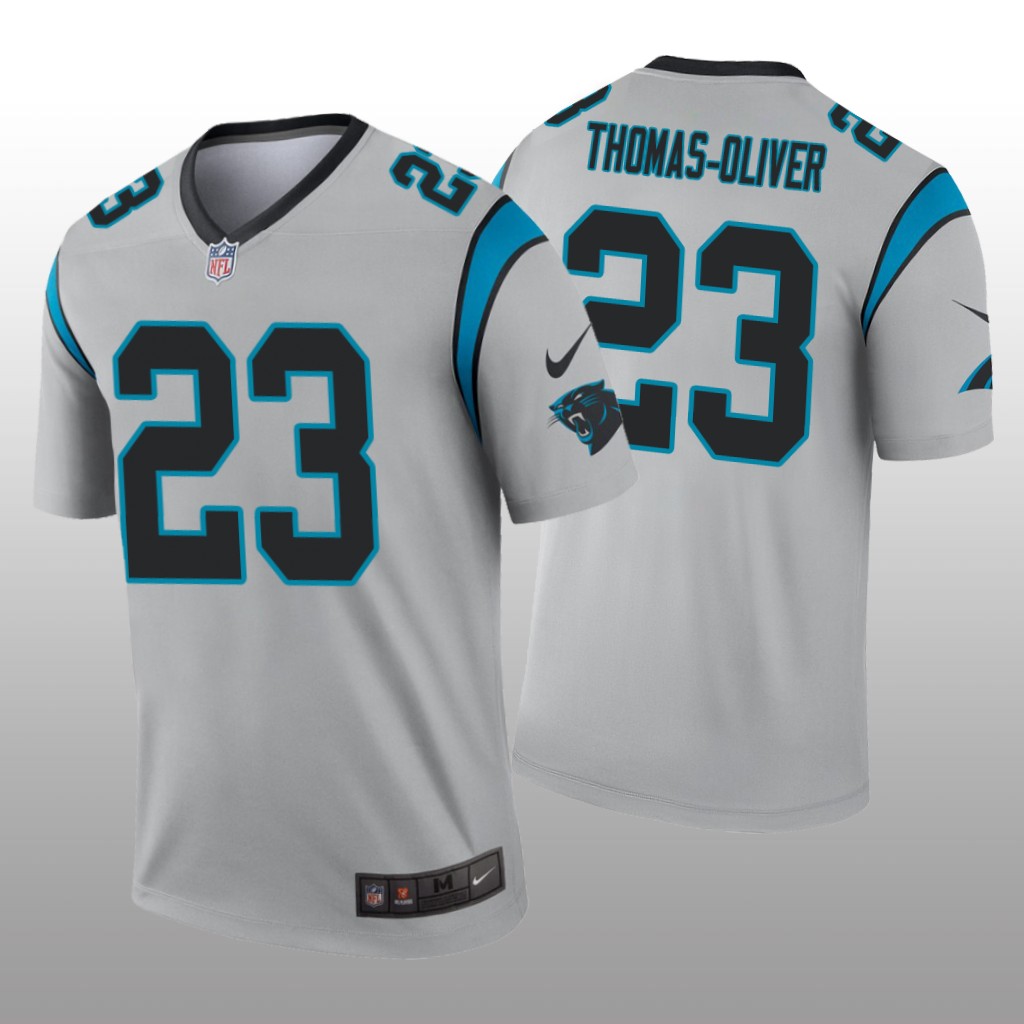Carolina Panthers Stantley Thomas-Oliver Silver Jersey Inverted Legend - Men's