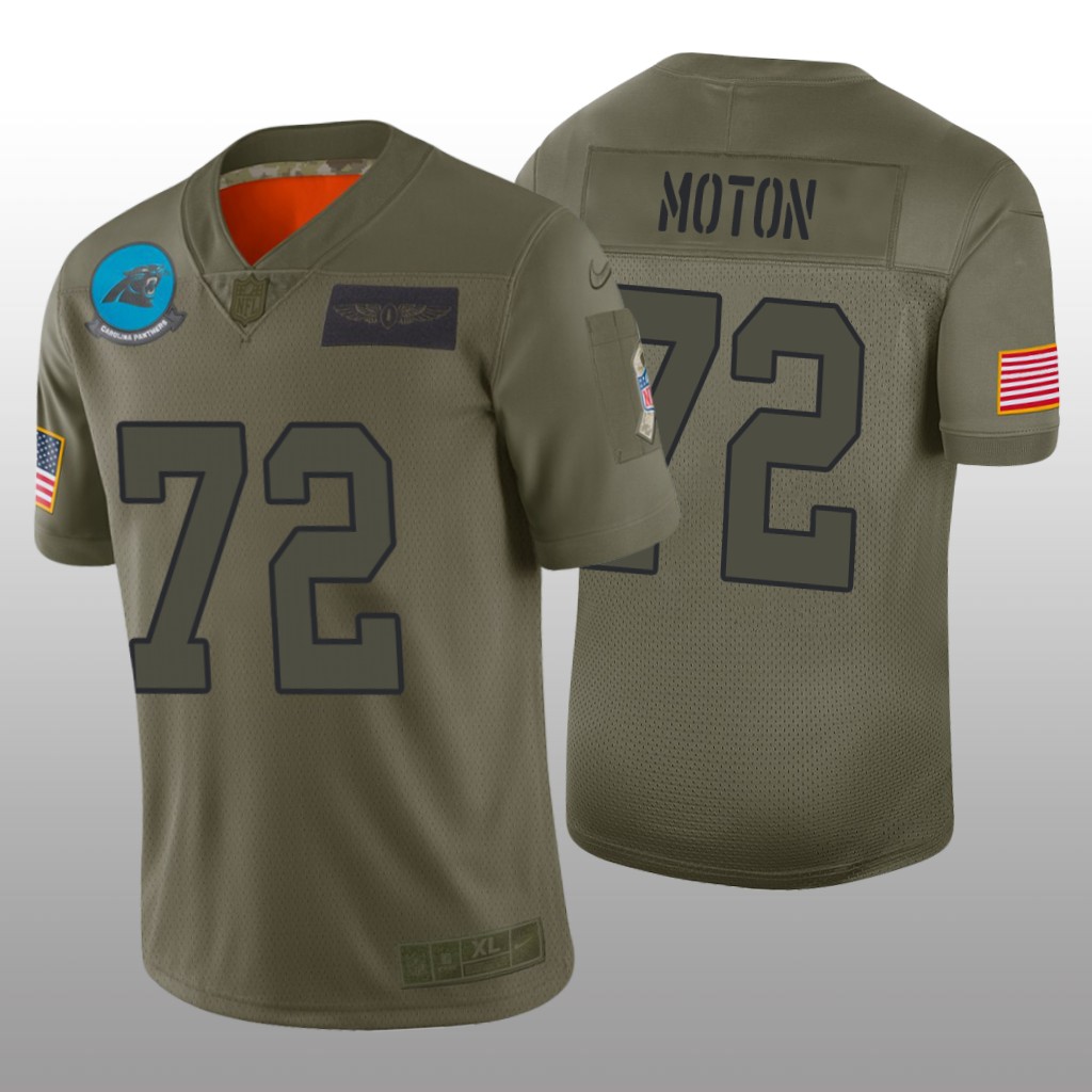 Carolina Panthers Taylor Moton Camo Limited Jersey 2019 Salute to Service - Men's