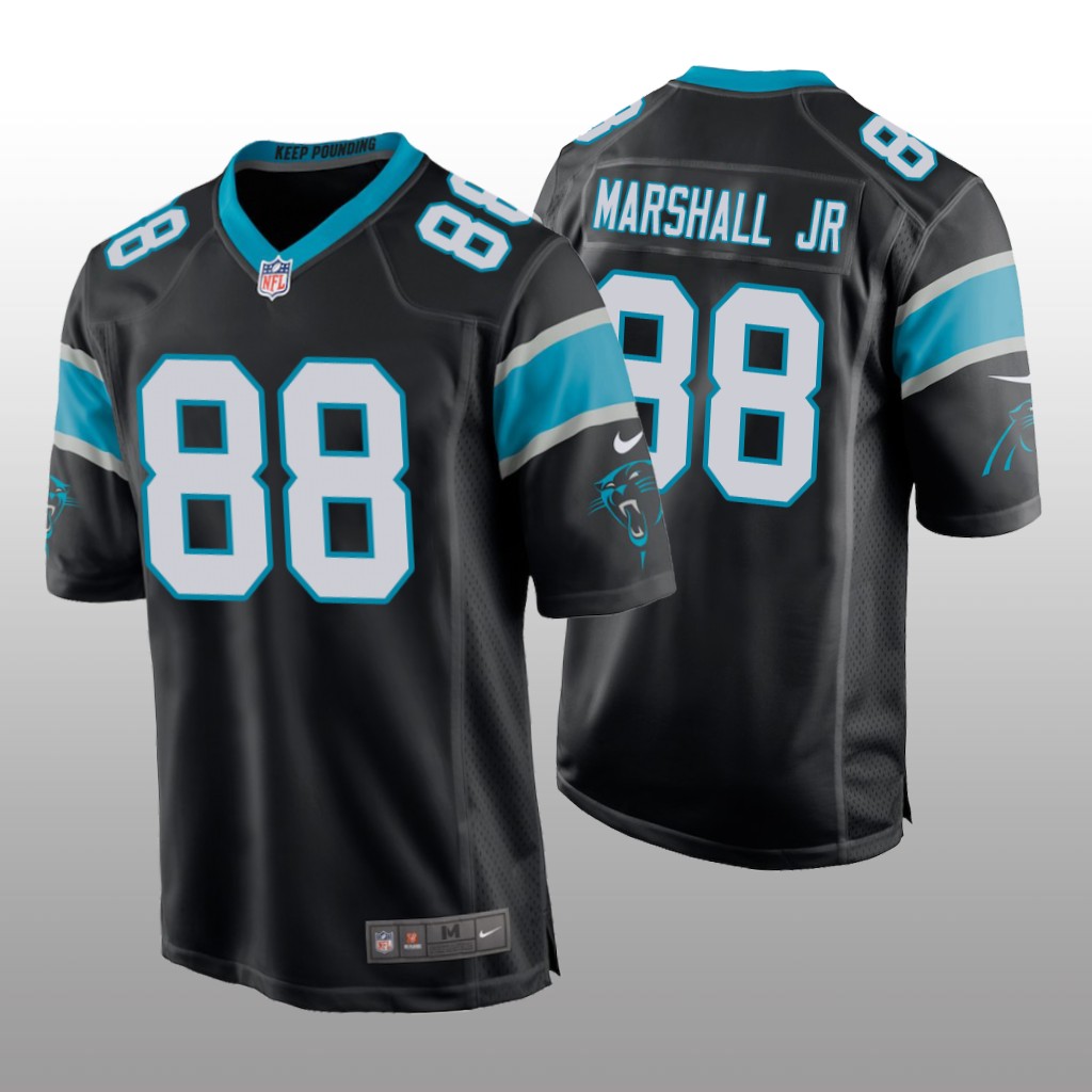 Carolina Panthers Terrace Marshall Jr. Black Jersey Game - Men's