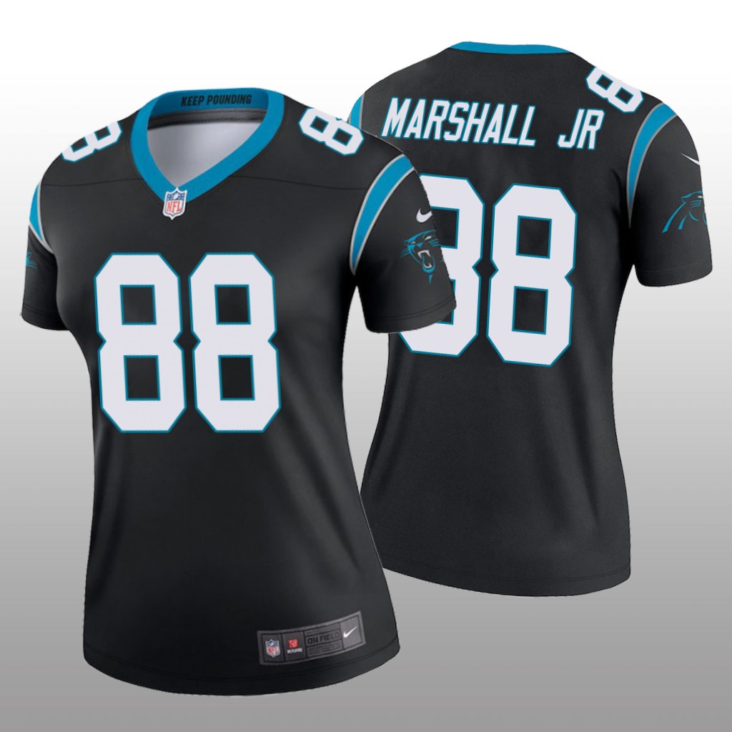 Carolina Panthers Terrace Marshall Jr. Black Jersey Legend - Women's