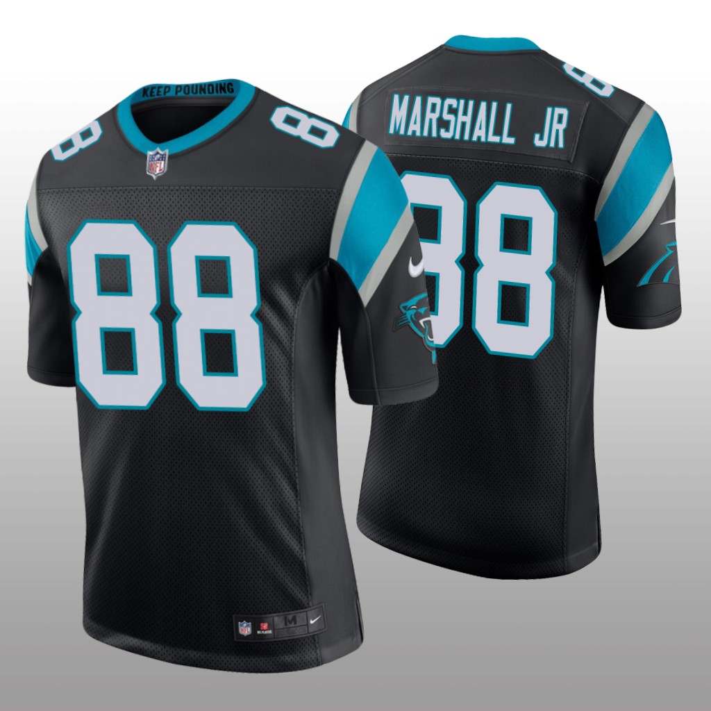 Carolina Panthers Terrace Marshall Jr. Black Jersey Vapor Limited - Men's
