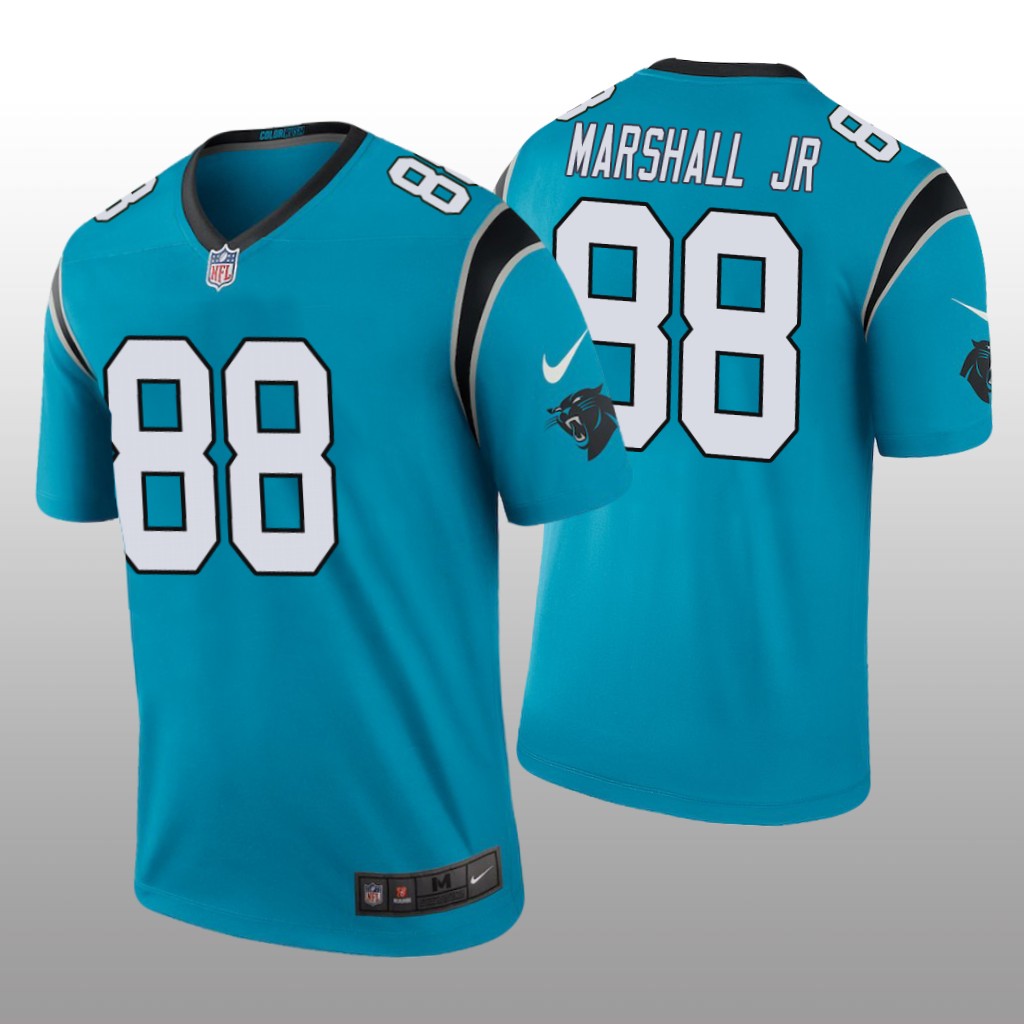 Carolina Panthers Terrace Marshall Jr. Blue Jersey Color Rush Legend - Men's