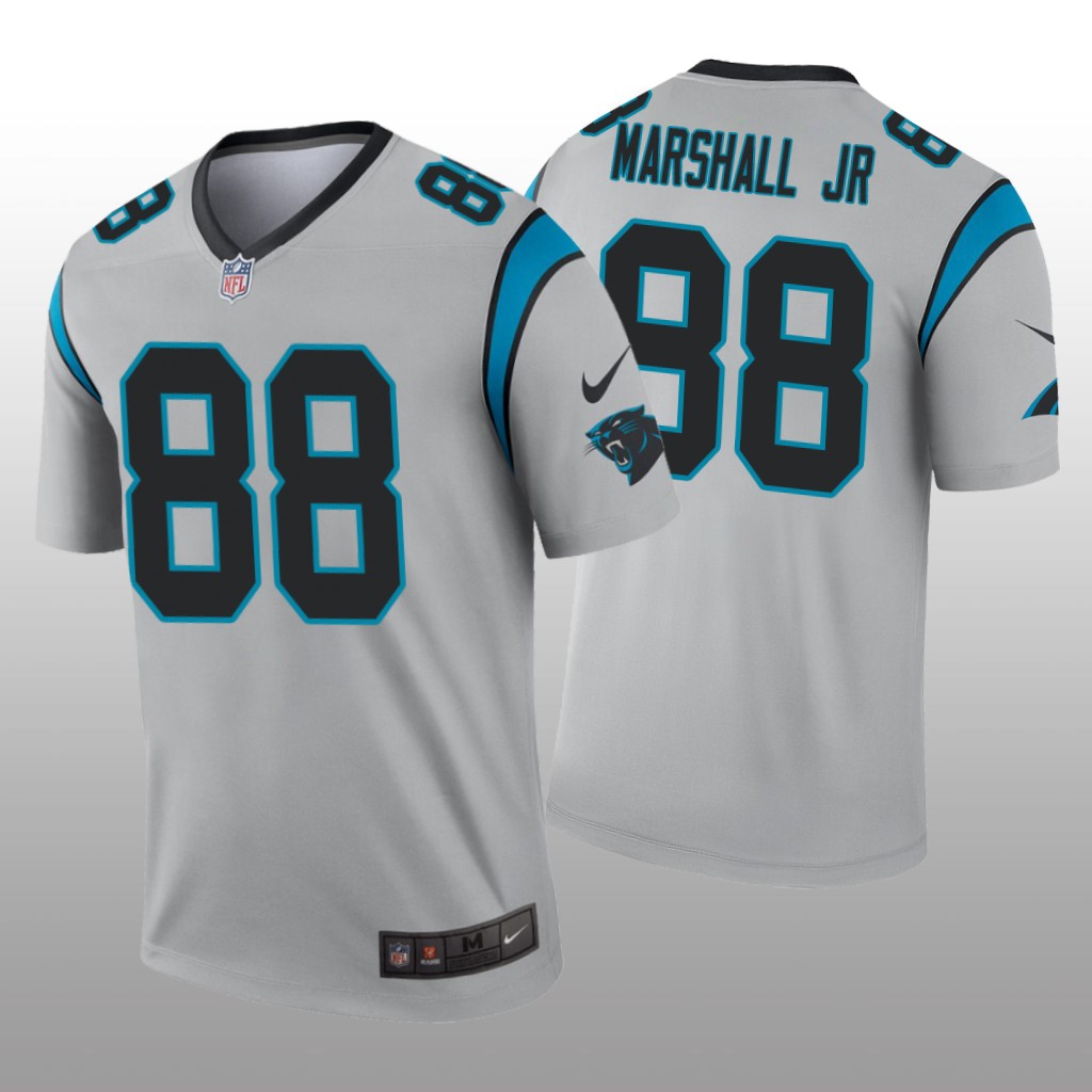 Carolina Panthers Terrace Marshall Jr. Silver Jersey Inverted Legend - Men's
