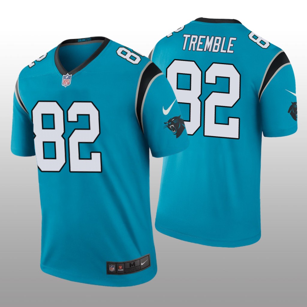 Carolina Panthers Tommy Tremble Blue Jersey Color Rush Legend - Men's