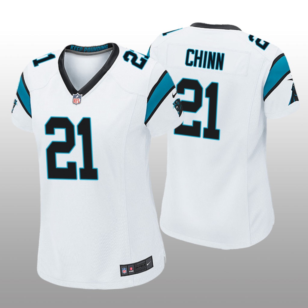 Carolina Panthers White 2020 NFL Draft Jeremy Chinn Game Jersey