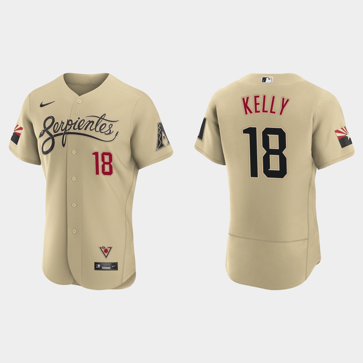 Carson Kelly Arizona Diamondbacks 2021 City Connect Jersey - Gold