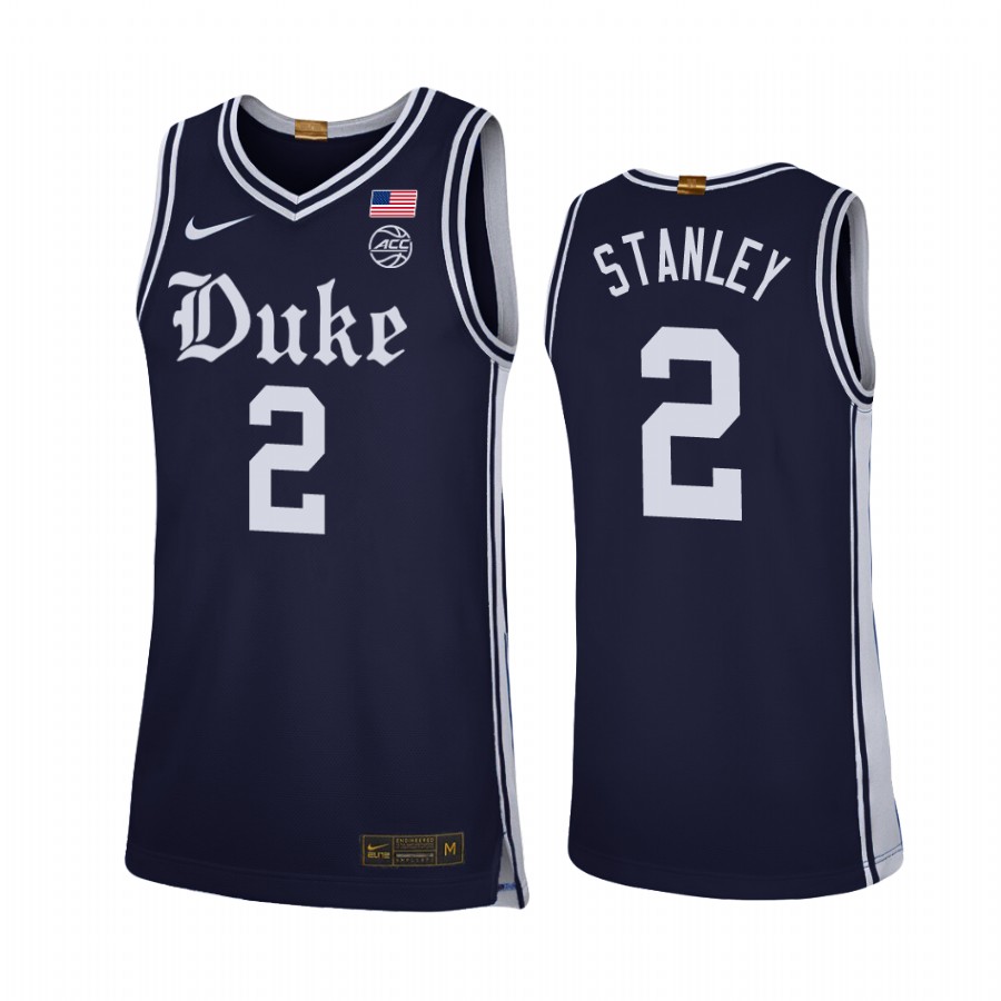 Cassius Stanley Duke Blue Devils #2 Alternate Brotherhood Jersey - Navy