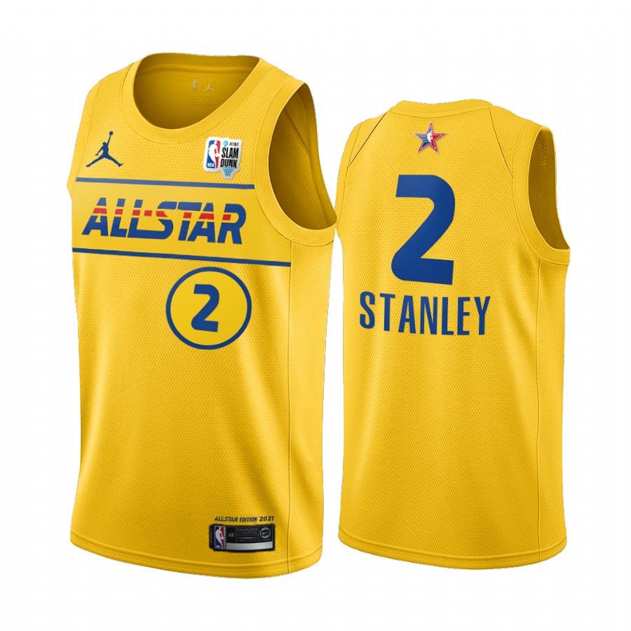 Cassius Stanley Slam Dunk 2021 All-Star Eastern Gold Pacers Jersey