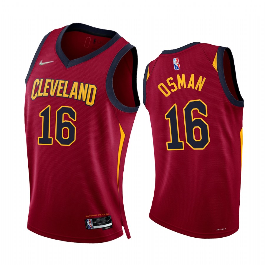Cavaliers Cedi Osman 75th Diamond Anniversary Wine 2021-22 Jersey Icon Edition