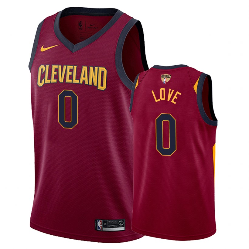 Cavaliers Male Kevin Love #0 NBA Finals Bound Icon Maroon Jersey