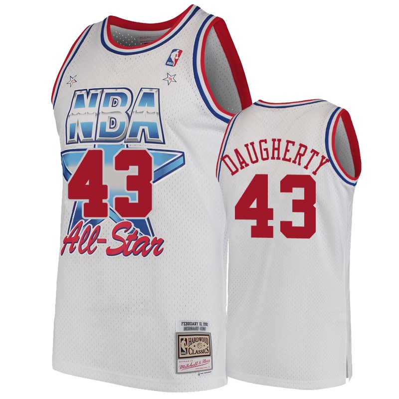 Cavaliers Men's Brad Daugherty #43 1991 NBA All-Star Hardwood Classics Eastern Conference Jersey