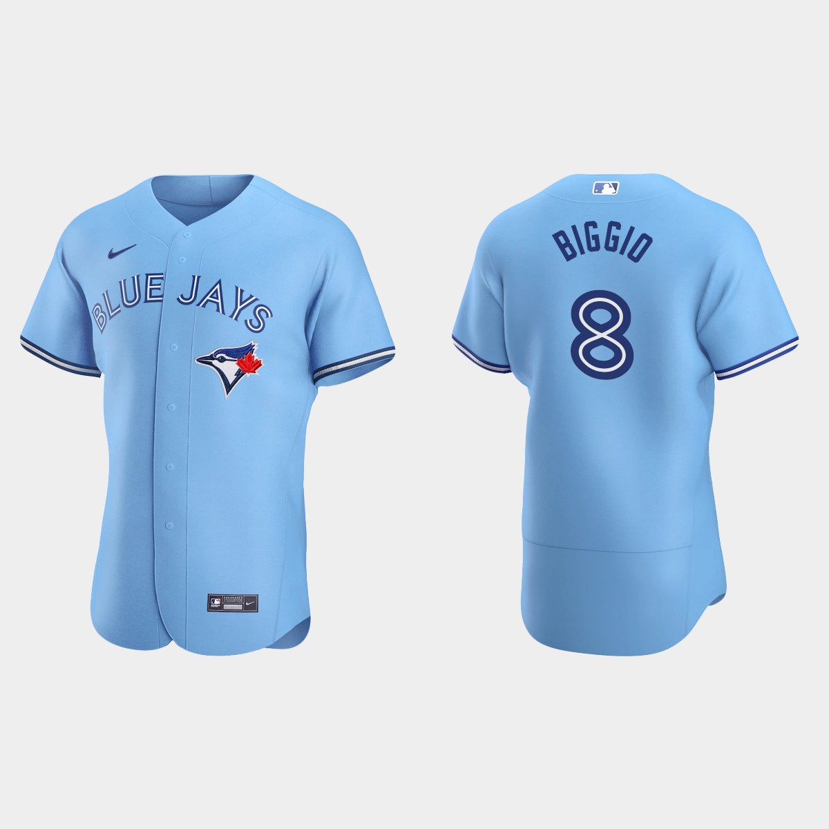 Cavan Biggio #8 Toronto Blue Jays Alternate Jersey - Powder Blue