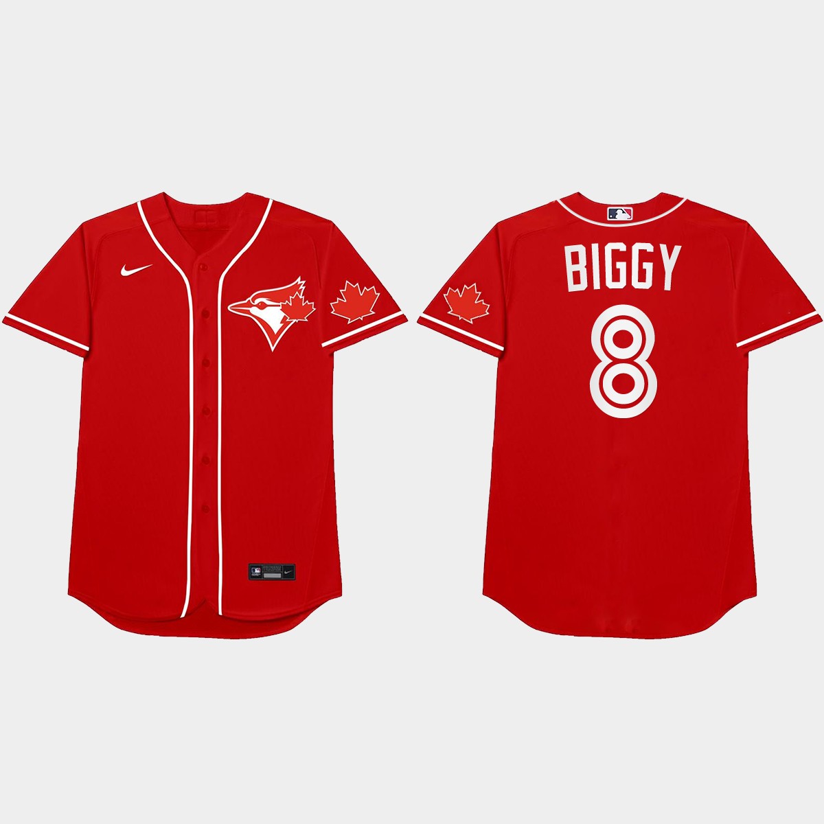 Cavan Biggio 2021 Players' Weekend Biggy Nickname Jersey - Red