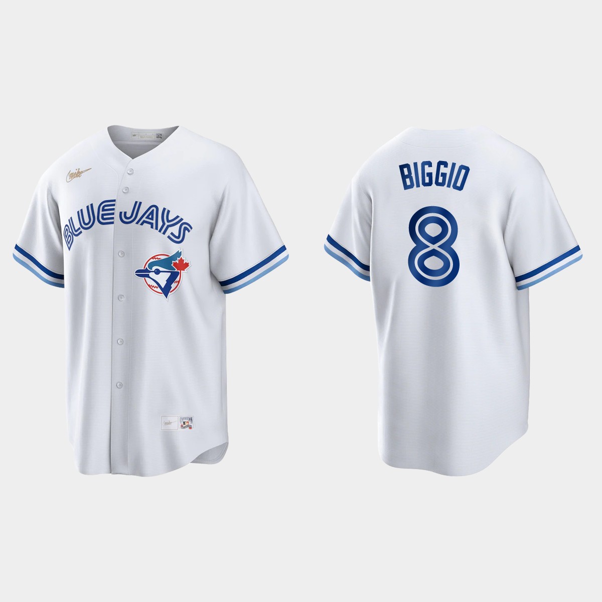 Cavan Biggio Toronto Blue Jays Cooperstown Collection Jersey - White