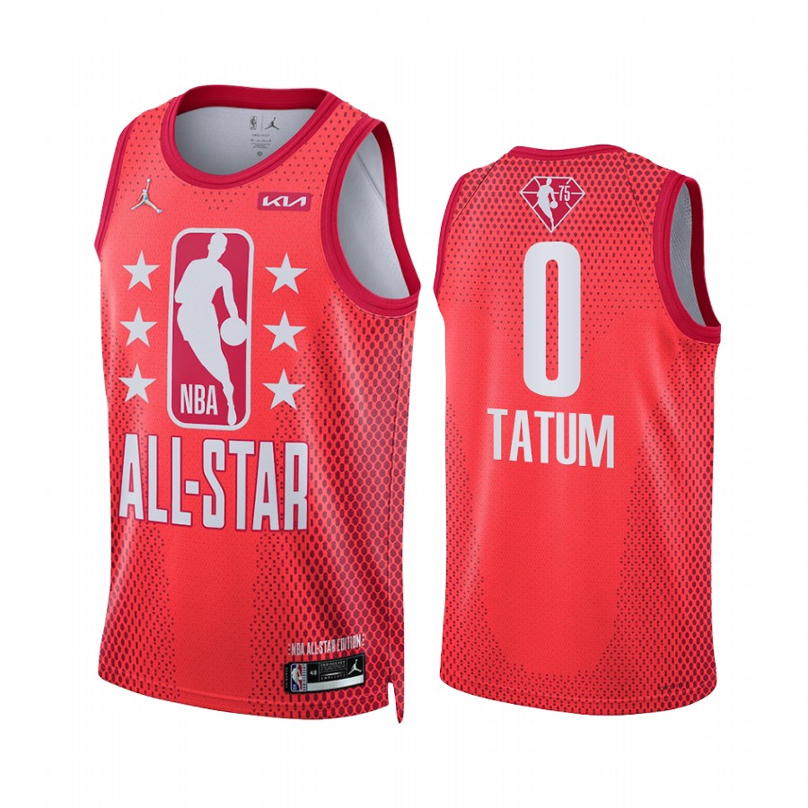 Celtics Jayson Tatum 2022 NBA All-Star Jersey Maroon Reserves Uniform