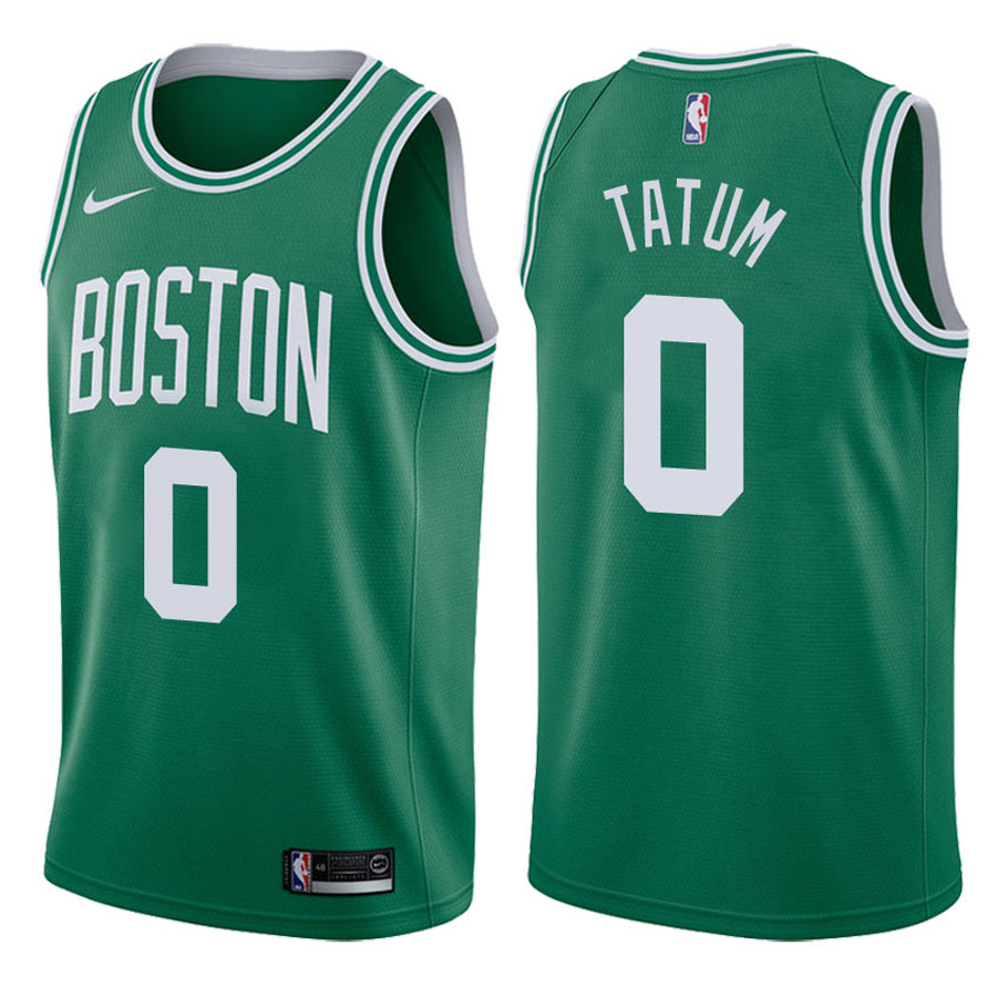Celtics Male Jayson Tatum #0 NBA 2017-18 Icon Kelly Green Jersey