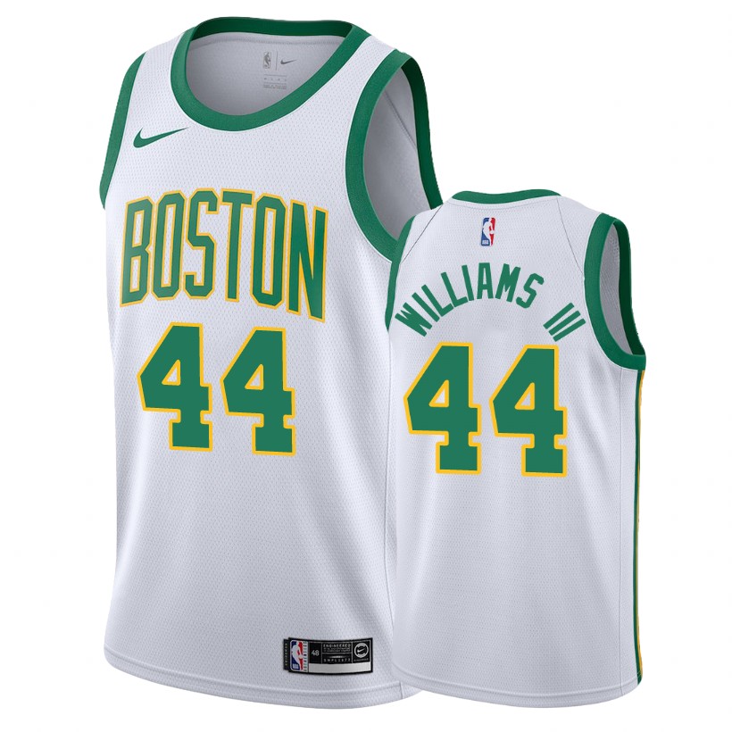 Celtics Male Robert Williams III #44 2018-19 City White Jersey