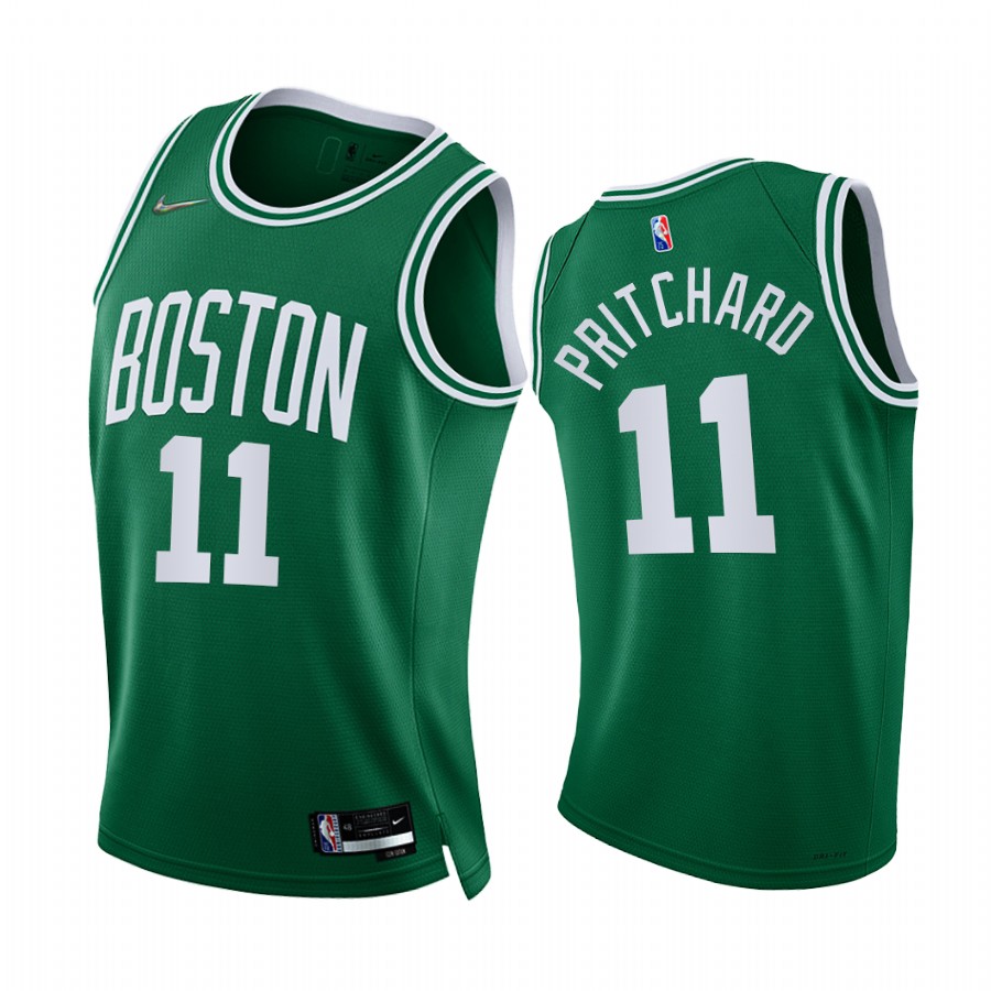 Celtics Payton Pritchard 75th Diamond Anniversary Green #11 Jersey 2021-22