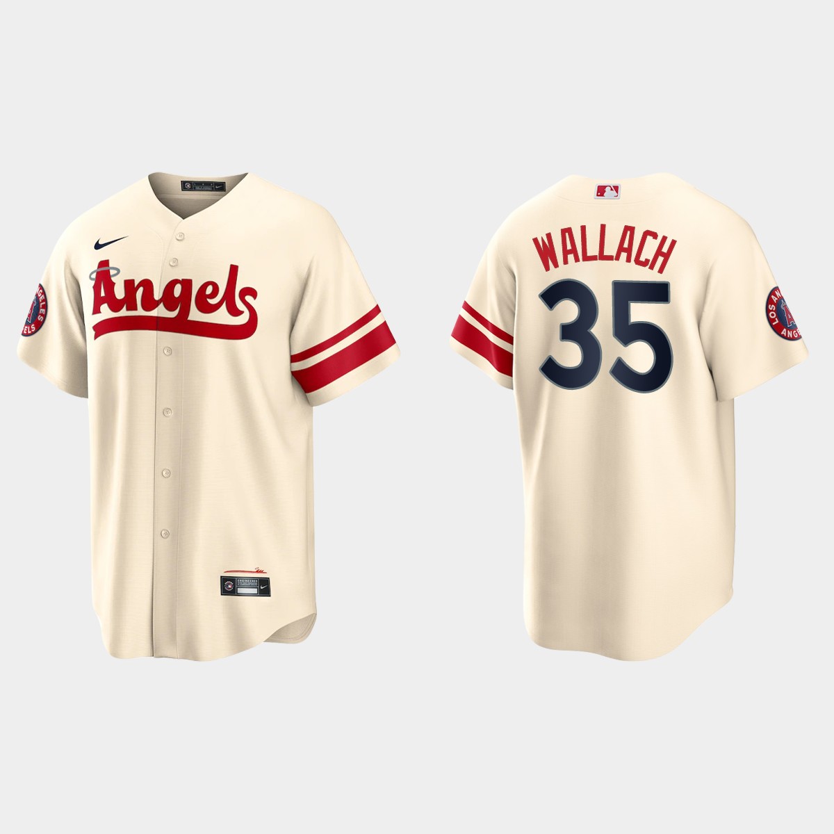 Chad Wallach Los Angeles Angels 2022 City Connect Jersey - Cream