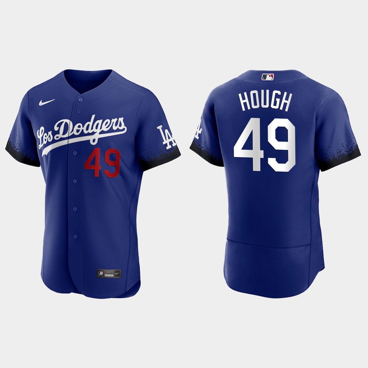 Charlie Hough Los Angeles Dodgers 2021 City Connect Jersey - Royal