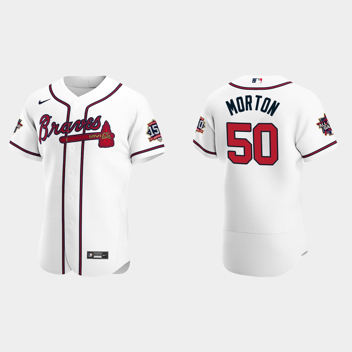 Charlie Morton #50 Atlanta Braves 2021 MLB All-Star Game Jersey - White