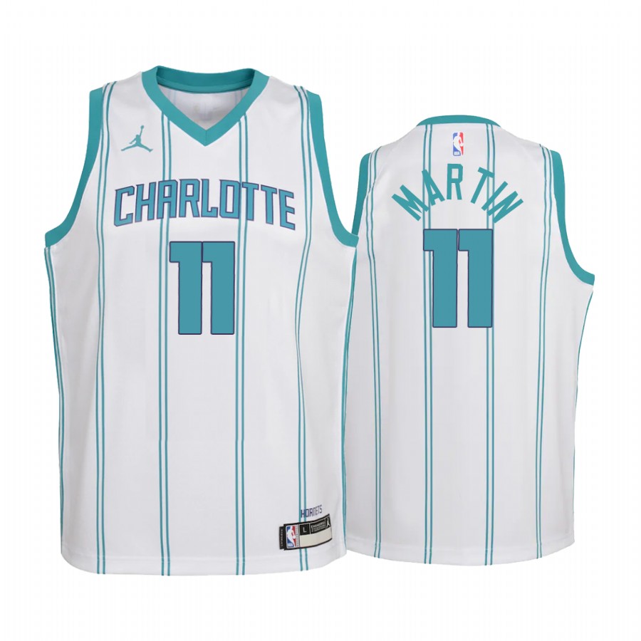 Charlotte Hornets Cody Martin 2020-21 Association Edition White Youth Jersey #11