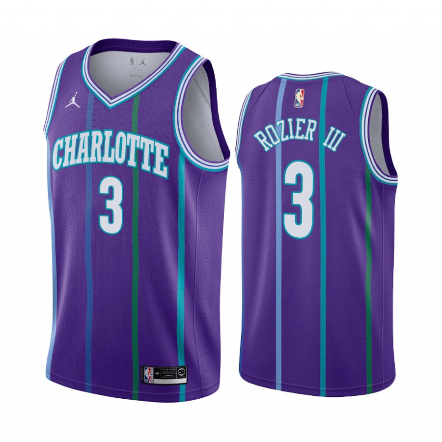 Charlotte Hornets Terry Rozier III Purple 2019-20 Classic Jersey