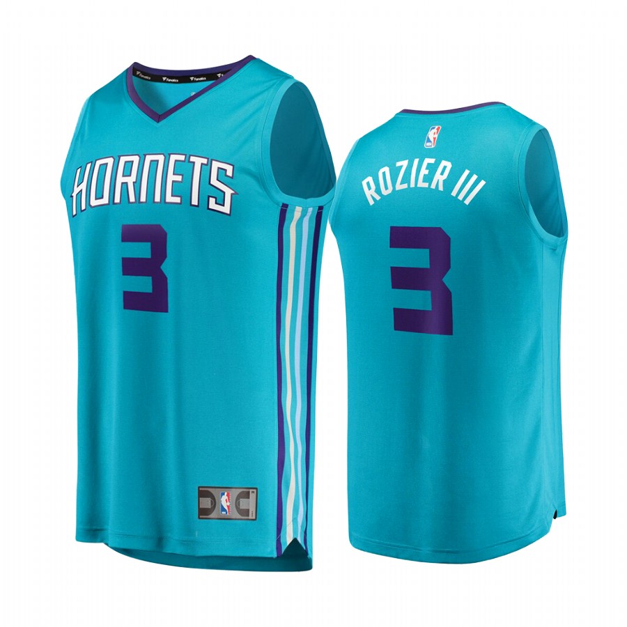 Charlotte Hornets Terry Rozier III Teal Icon  Jersey