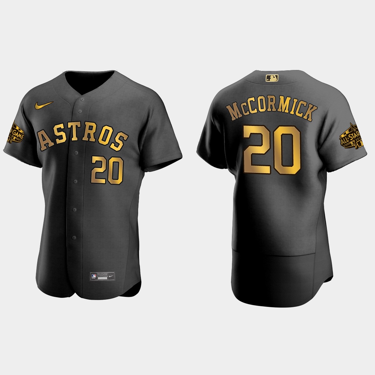 Chas McCormick Houston Astros 2022 MLB All-Star Game Jersey - Black
