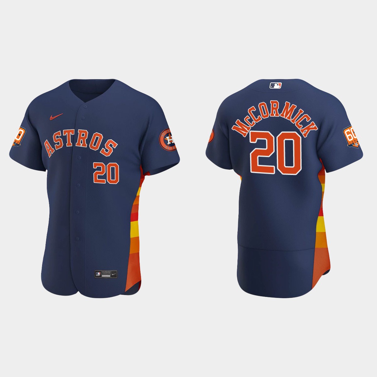 Chas McCormick Houston Astros 60th Anniversary Jersey - Navy