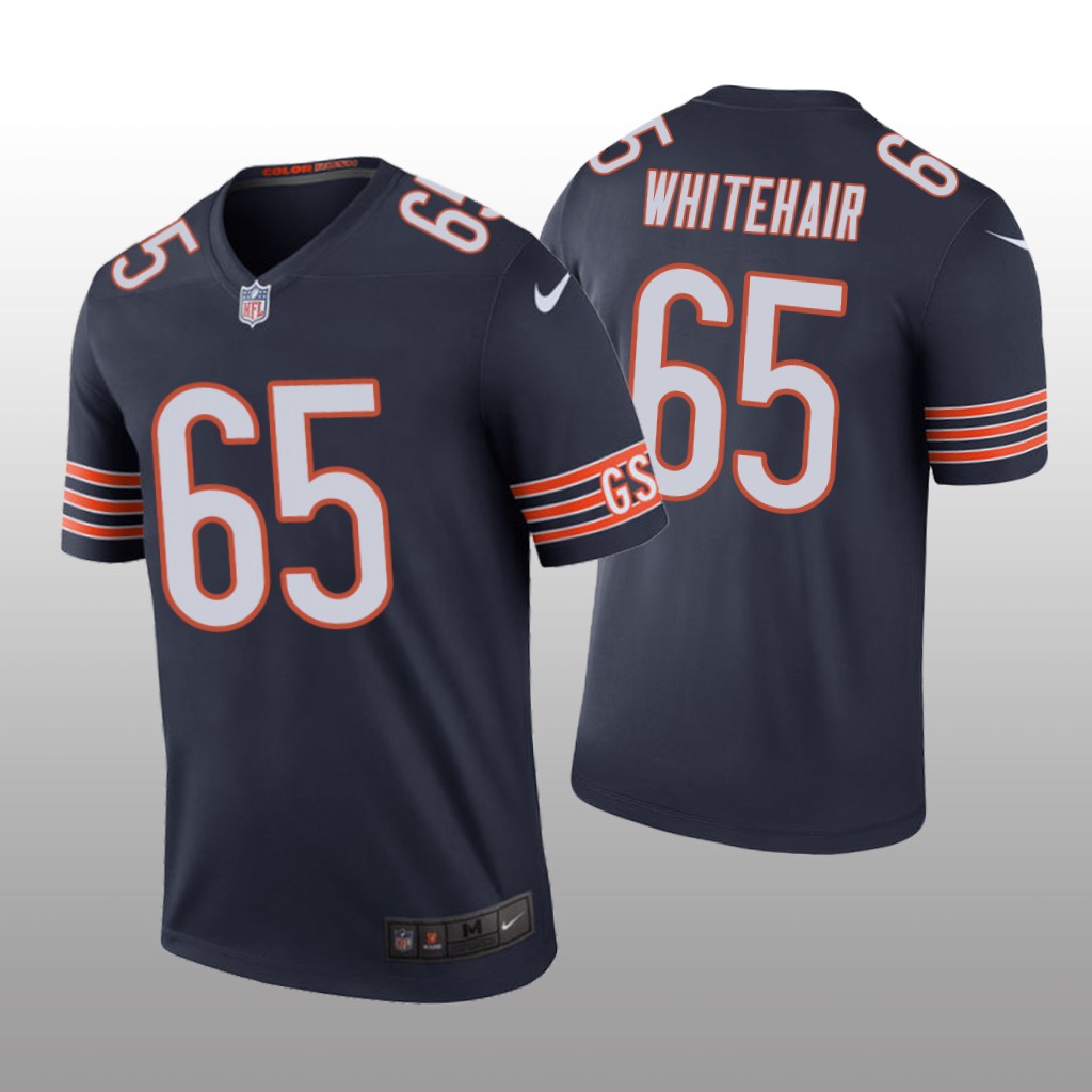 Chicago Bears #65 Cody Whitehair Navy legend color rush Jersey - Men's