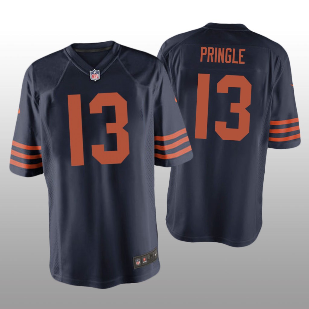 Chicago Bears Byron Pringle Navy Jersey Throwback Game - Men's