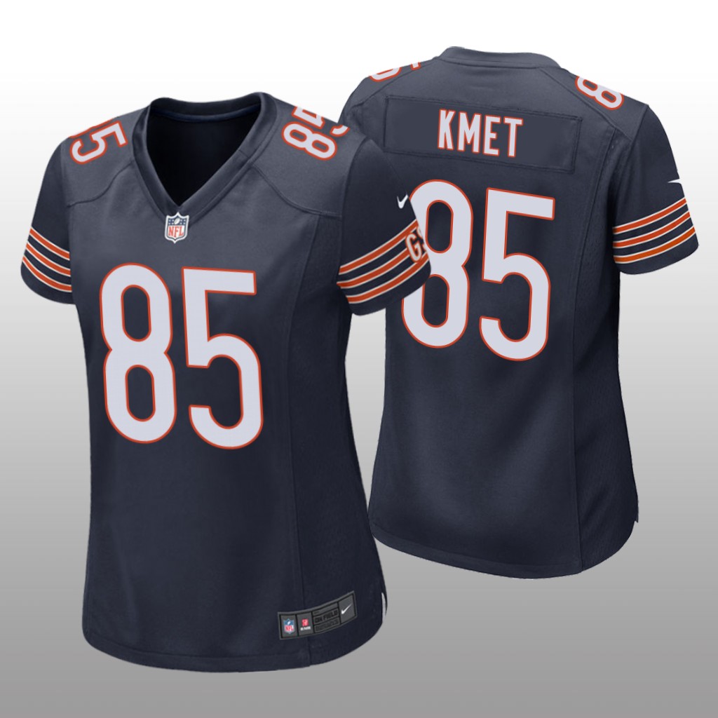 Chicago Bears Cole Kmet Navy Jersey Game - Women's