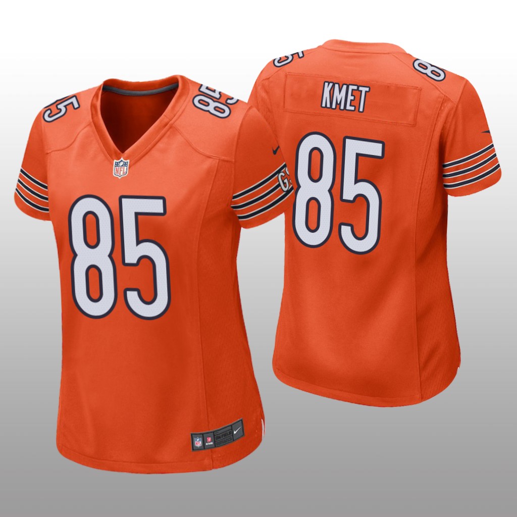 Chicago Bears Cole Kmet Orange Jersey Game - Women's
