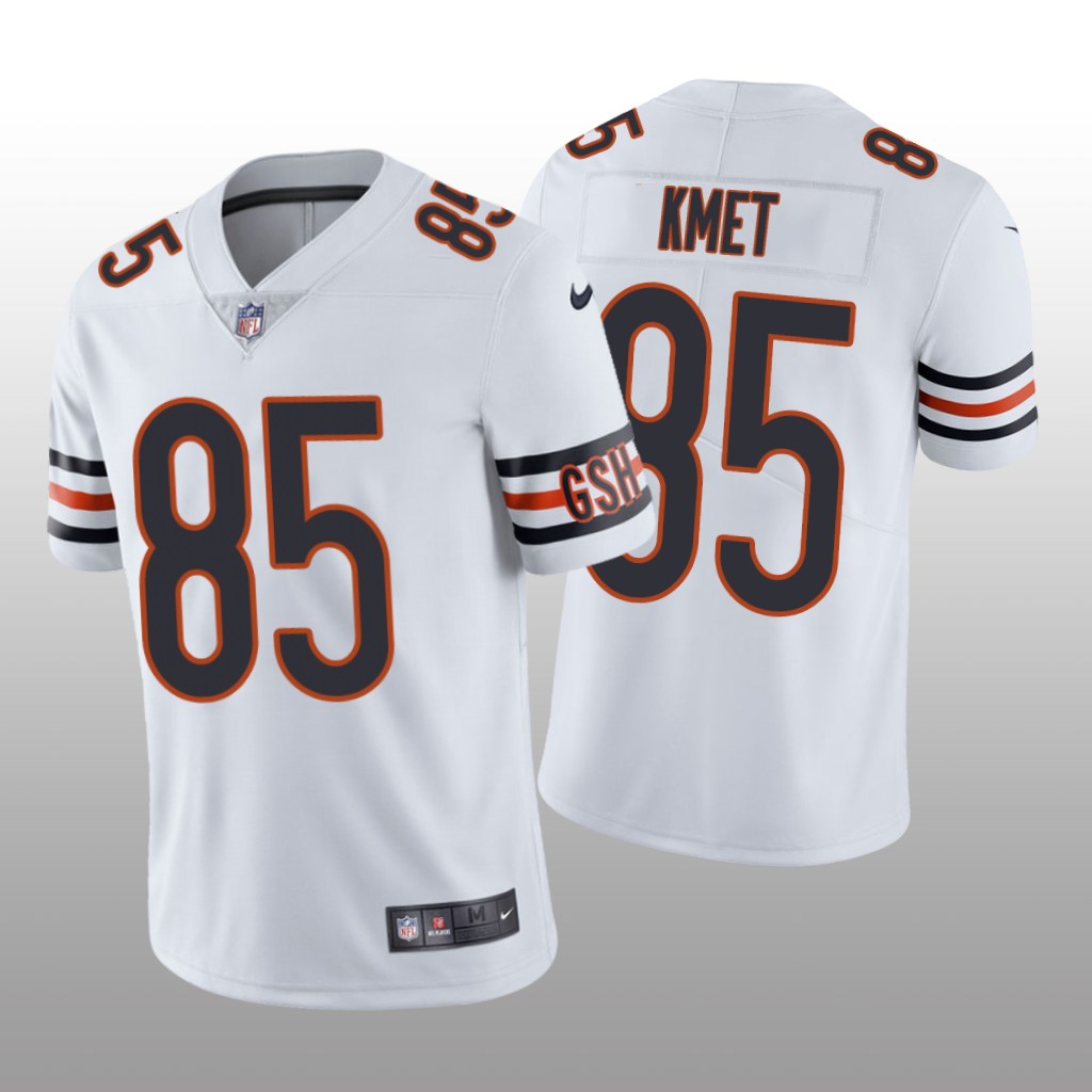 Chicago Bears Cole Kmet White Jersey Vapor Limited - Men's