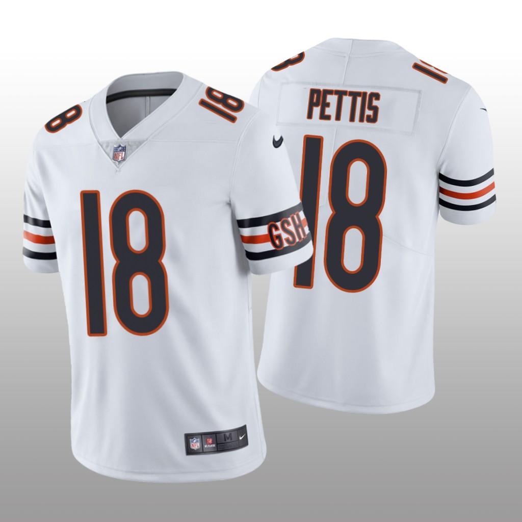Chicago Bears Dante Pettis White Jersey Vapor Limited - Men's