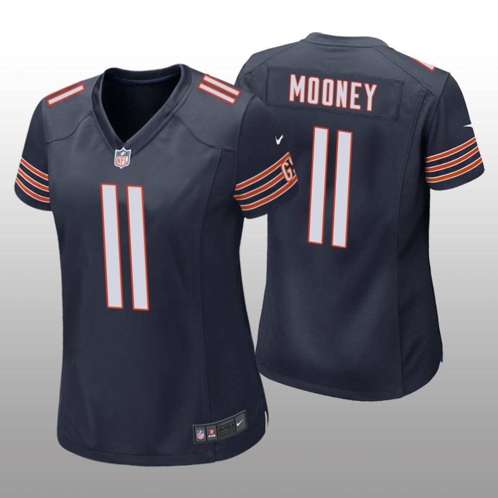 Chicago Bears Darnell Mooney Navy Jersey Game - Women's