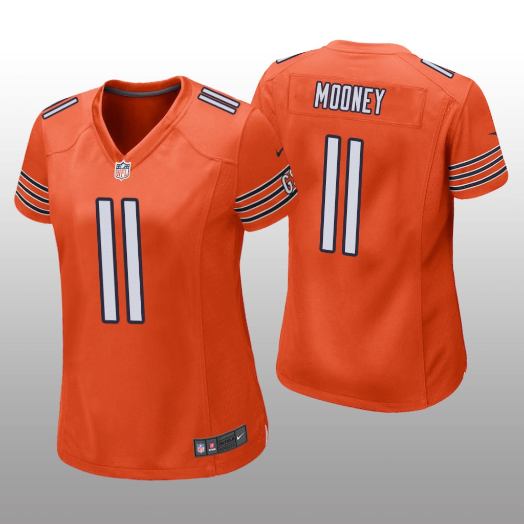 Chicago Bears Darnell Mooney Orange Jersey Alternate Game - Women's