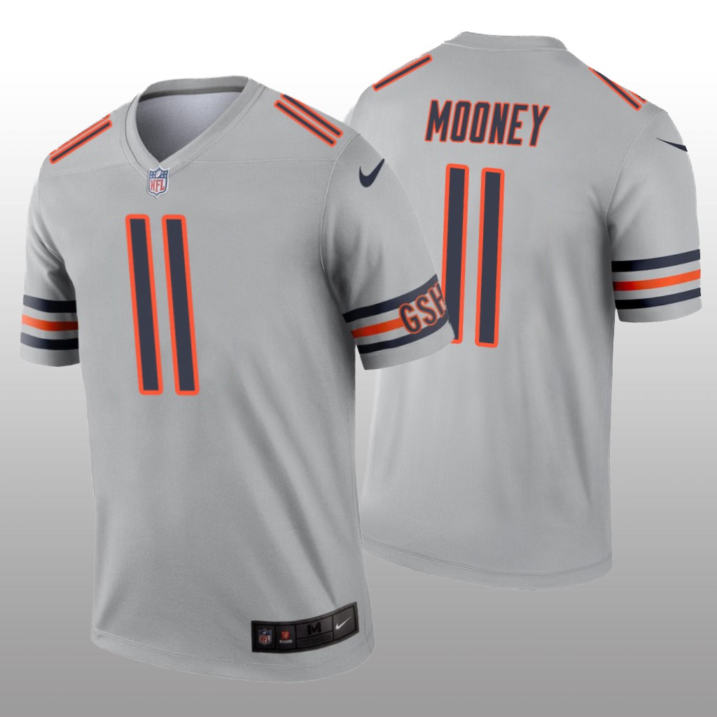 Chicago Bears Darnell Mooney Silver Jersey Inverted Legend - Men's