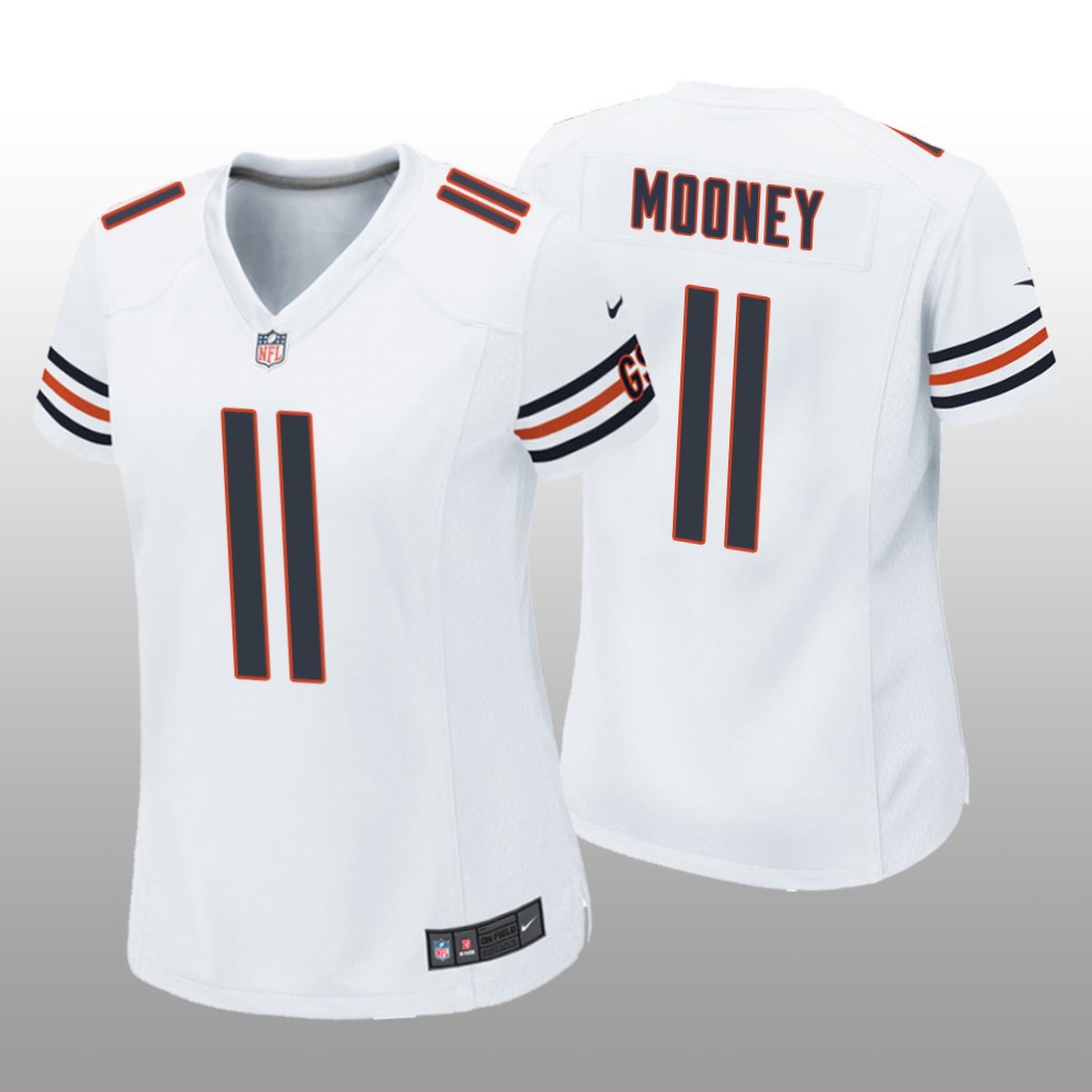 Chicago Bears Darnell Mooney White Jersey Game - Women's