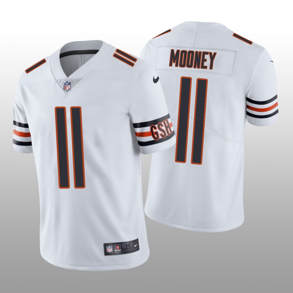 Chicago Bears Darnell Mooney White Jersey Vapor Limited - Men's