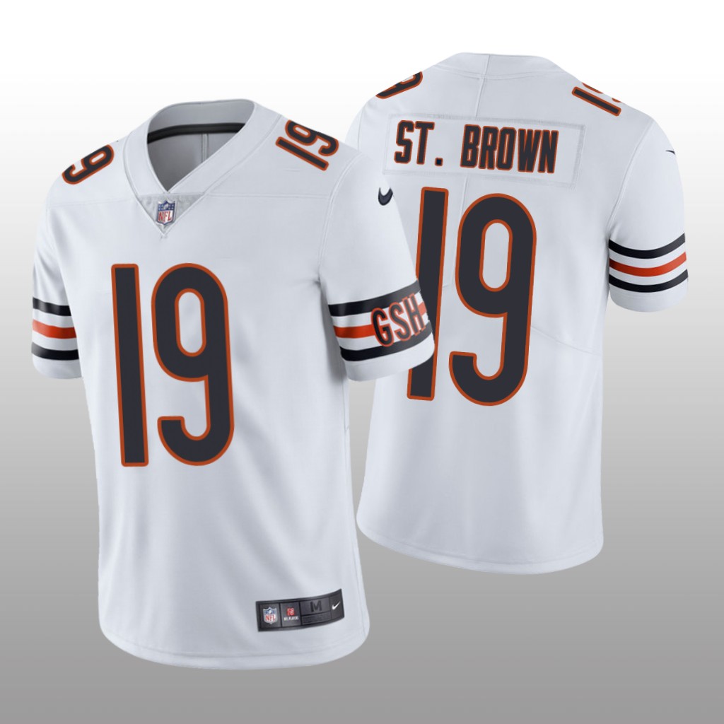Chicago Bears Equanimeous St. Brown White Jersey Vapor Limited Vapor Limited - Men's