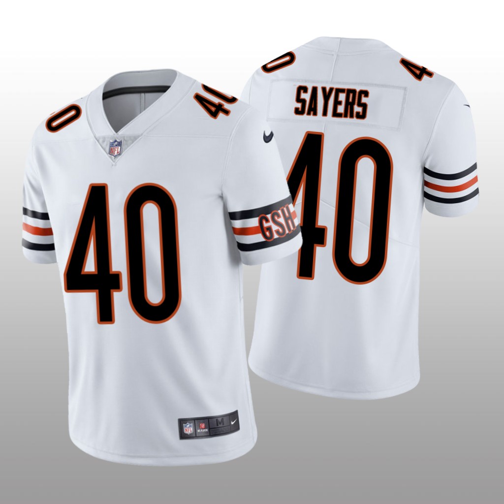 Chicago Bears Gale Sayers White Jersey Vapor Limited - Men's