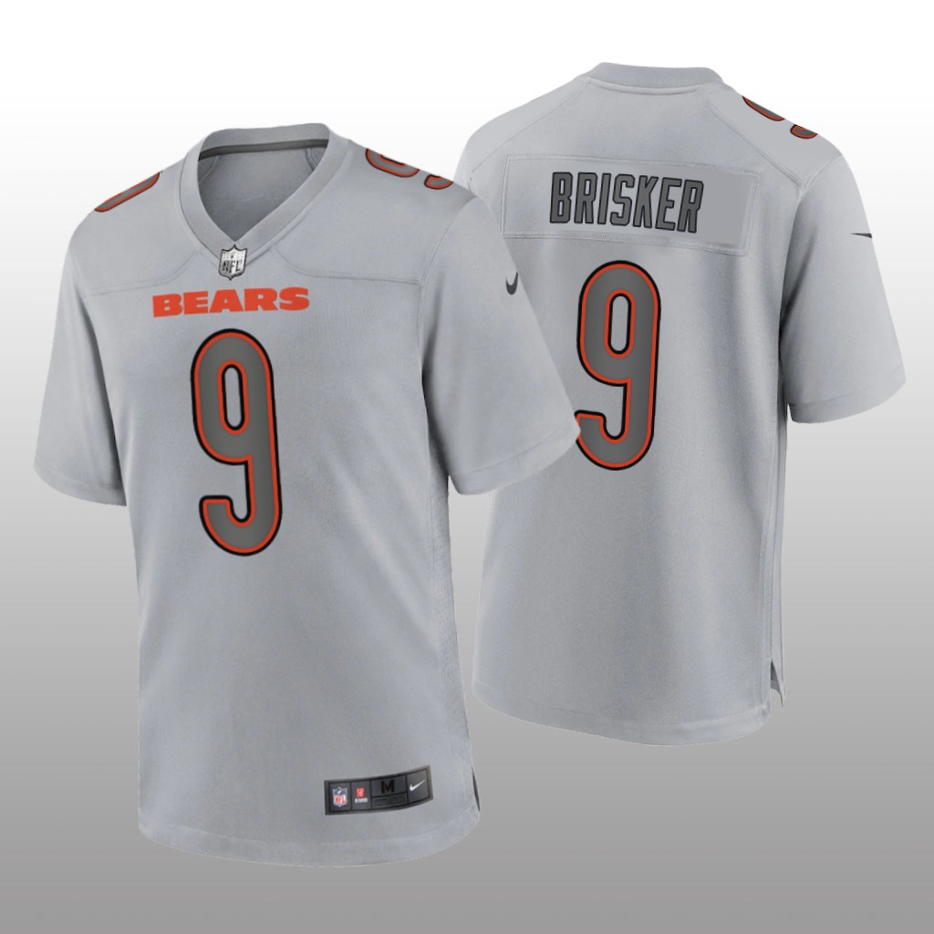 Chicago Bears Jaquan Brisker Gray Jersey Atmosphere Fashion Game - Men's
