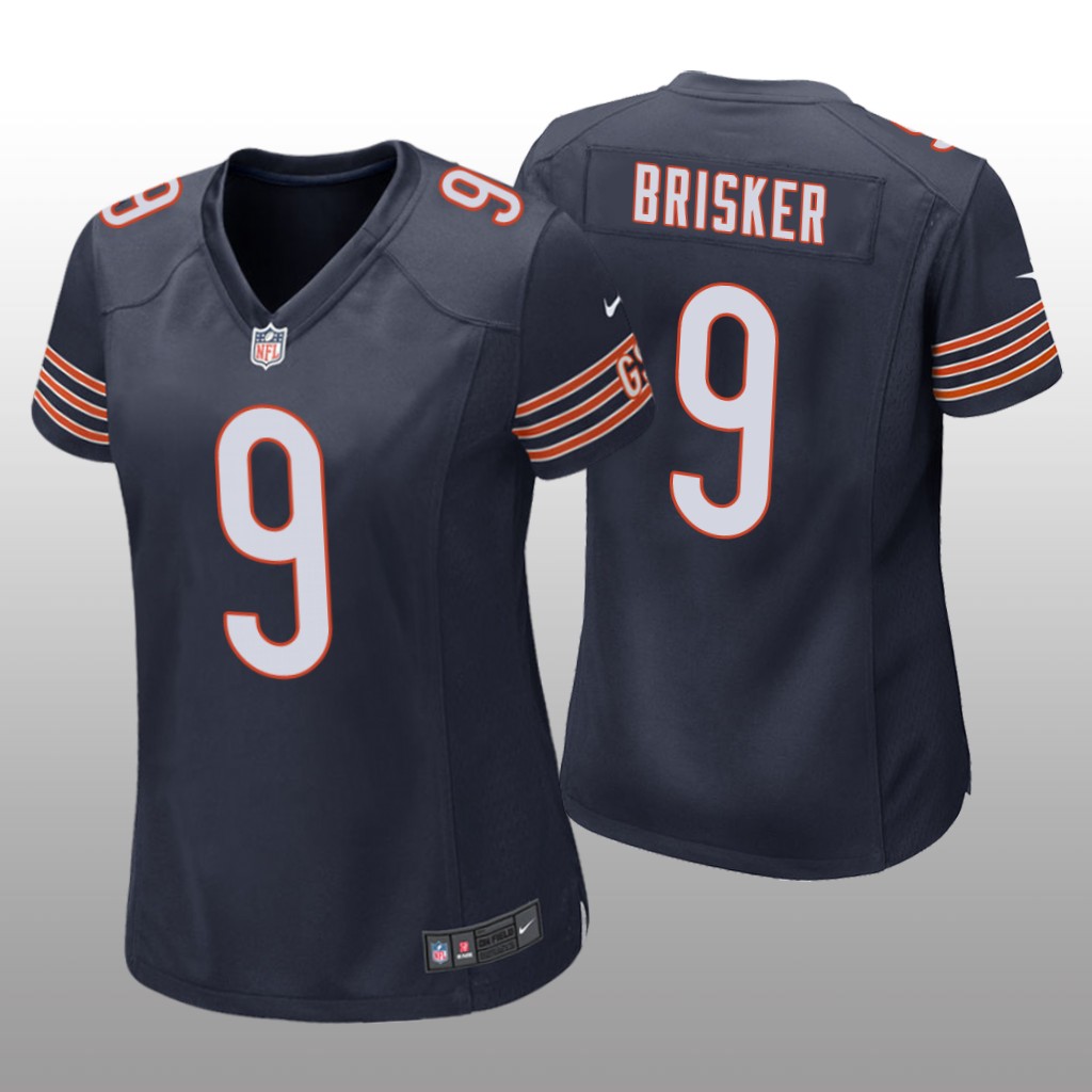Chicago Bears Jaquan Brisker Navy Jersey Game - Women's