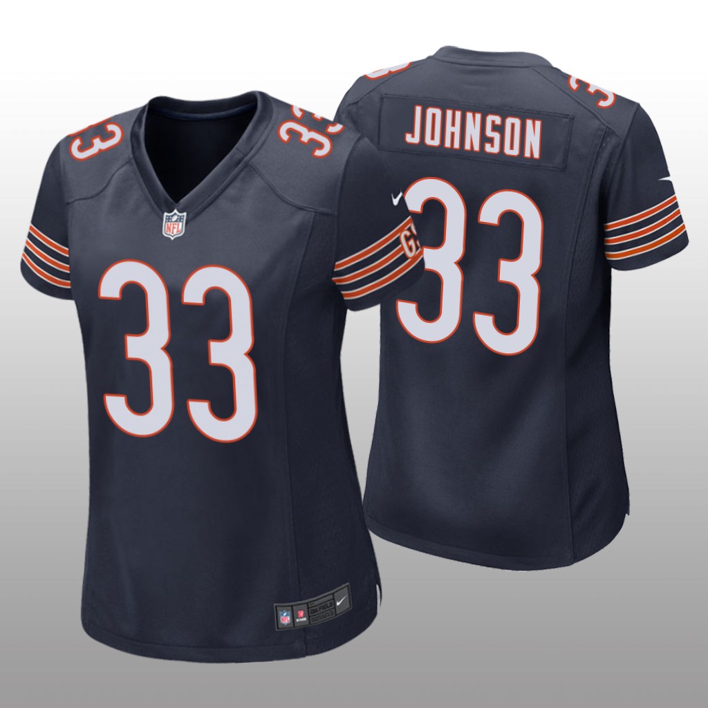Chicago Bears Jaylon Johnson Navy Jersey Game - Women's