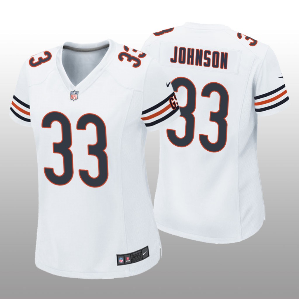 Chicago Bears Jaylon Johnson White Jersey Game - Women's