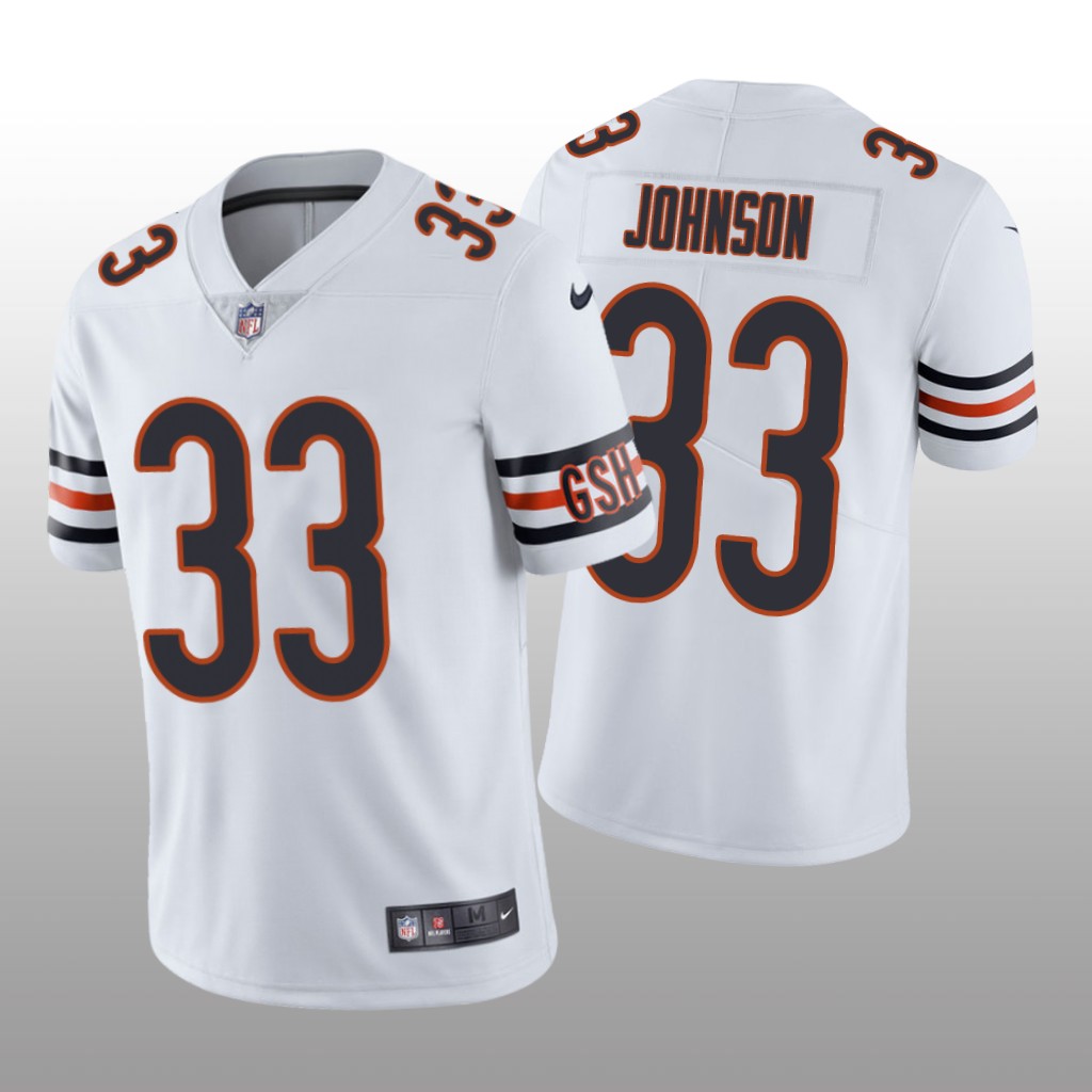 Chicago Bears Jaylon Johnson White Jersey Vapor Limited - Men's